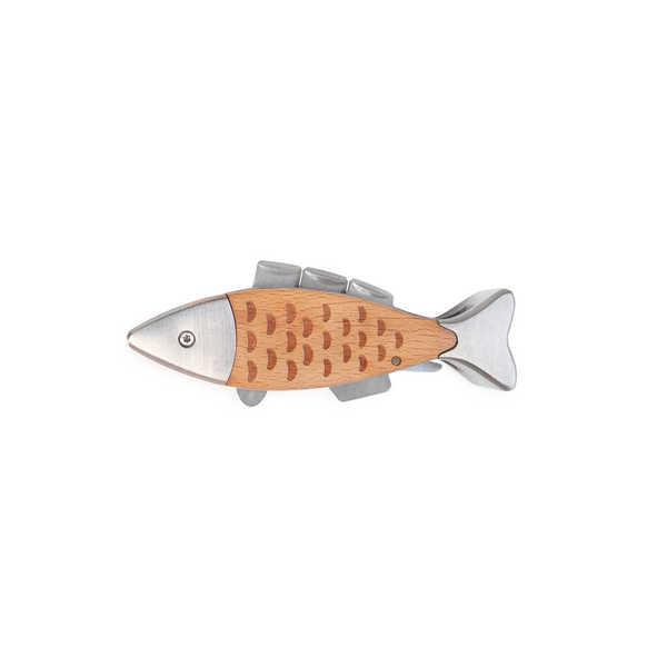 Balvi Multiherramienta Salmon Tijeras, destornilladores, abrebotellas, cuchillo y sacacorchos Metal