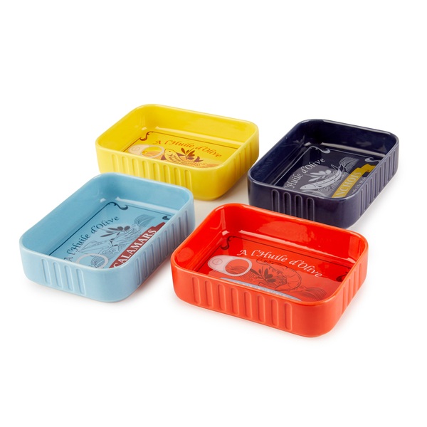 Balvi - Conserverie Balvi Snack tray Conserverie Retro design of canned fish and seafood Ceramic