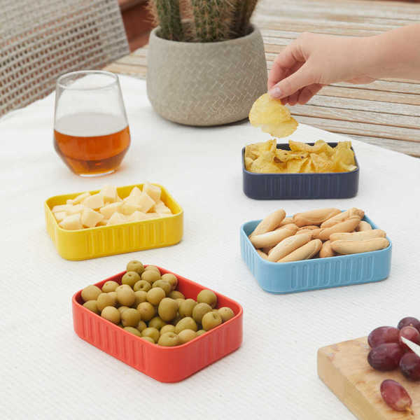 Balvi - Conserverie Balvi Snack tray Conserverie Retro design of canned fish and seafood Ceramic