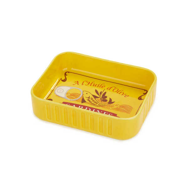 alvi - Conserverie Sardines Balvi Snack tray Conserverie Sardines Yellow colour Retro design of cann