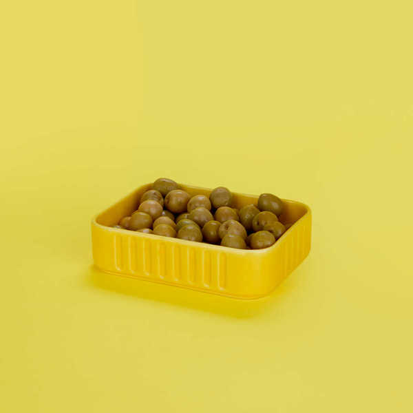 alvi - Conserverie Sardines Balvi Snack tray Conserverie Sardines Yellow colour Retro design of cann
