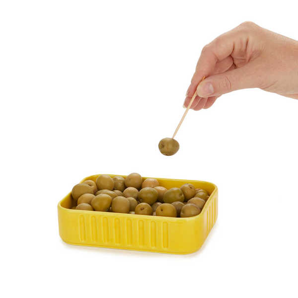 alvi - Conserverie Sardines Balvi Snack tray Conserverie Sardines Yellow colour Retro design of cann