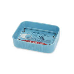 alvi - Conserverie Calamars Balvi Snack tray Conserverie Calamars Blue colour Retro design of canned