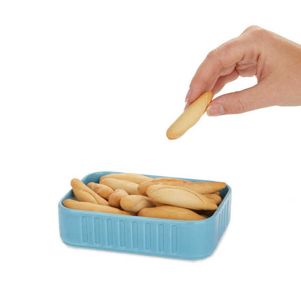 alvi - Conserverie Calamars Balvi Snack tray Conserverie Calamars Blue colour Retro design of canned