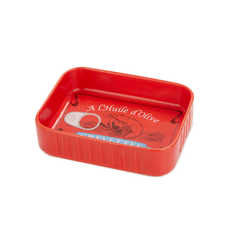 alvi - Conserverie Crevettes Balvi Snack tray Conserverie Crevettes Red colour Retro design of canne