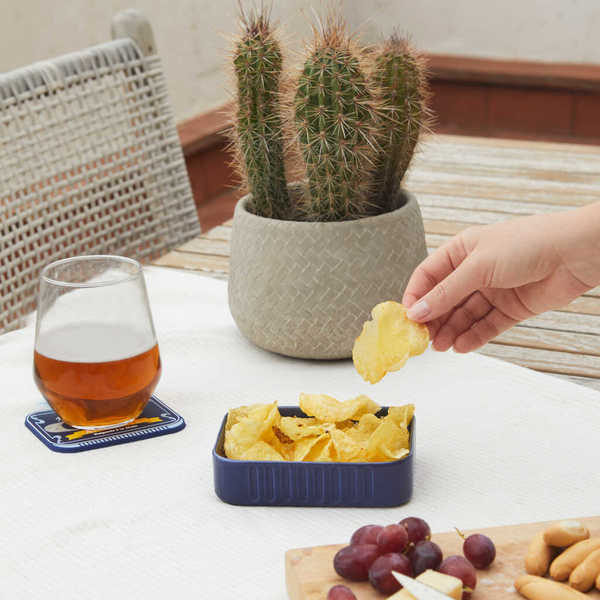 alvi - Conserverie Anchois Balvi Snack tray Conserverie Anchois Blue colour Retro design of canned a