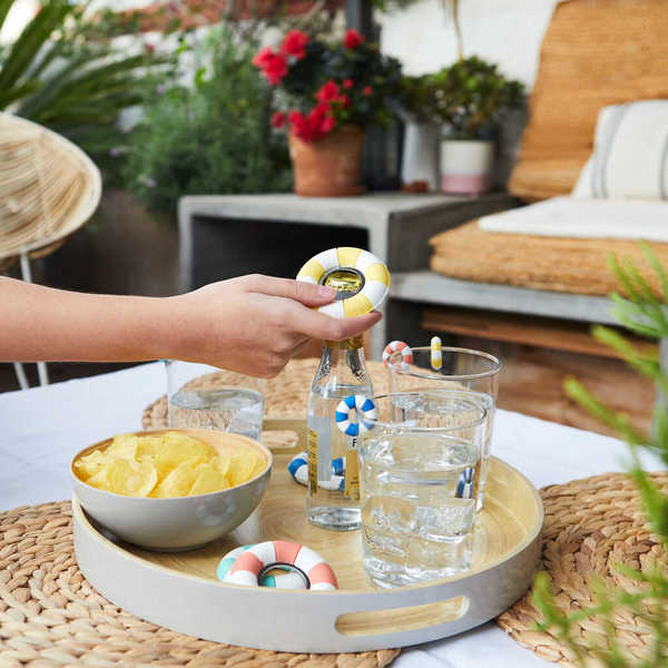 Balvi - Floats Balvi Bottle opener Floats Yellow colour Unique float-shaped design Plastic/metal