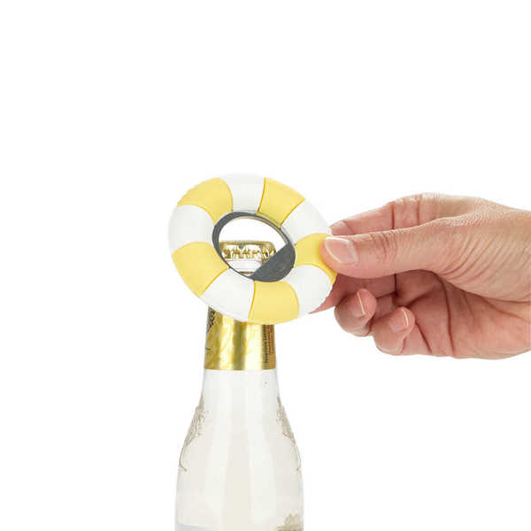 Balvi - Floats Balvi Bottle opener Floats Yellow colour Unique float-shaped design Plastic/metal