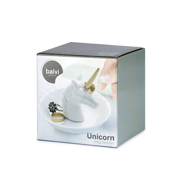 Balvi - Unicorn porta anillos de cerámica