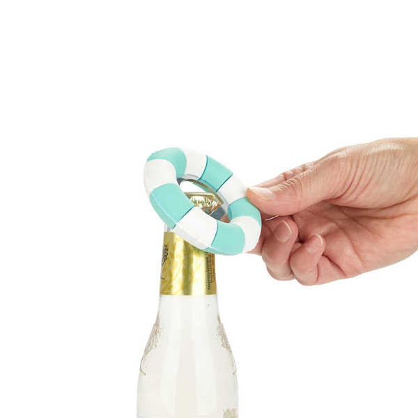 alvi - Floats Balvi Abrebotellas Floats Color turquesa Diseño original con forma de flotador Plástic