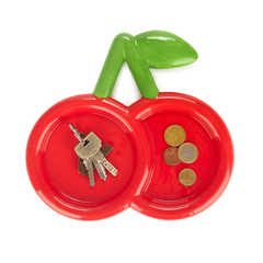 Balvi - Cherry Balvi Decorative tray Cherry Red colour Cherry-shaped pocket tray Ceramic 23 cm