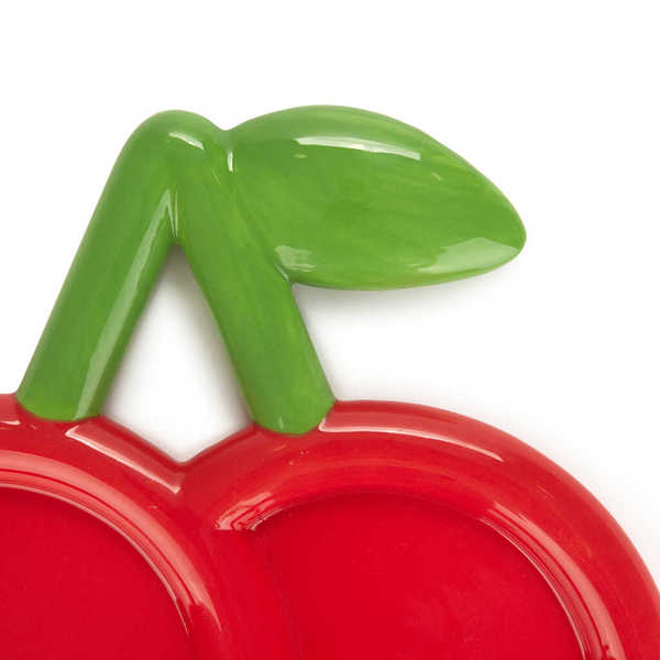 Balvi - Cherry Balvi Decorative tray Cherry Red colour Cherry-shaped pocket tray Ceramic 23 cm