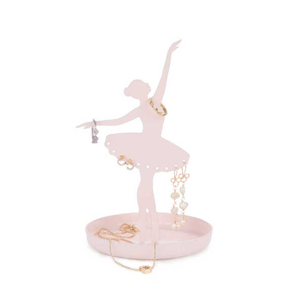 alvi - Ballerina Balvi Porta anelli Ballerina Colore rosa Portagioielli con silhouette di ballerina