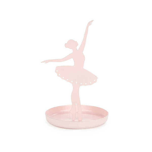 alvi - Ballerina Balvi Porta anelli Ballerina Colore rosa Portagioielli con silhouette di ballerina