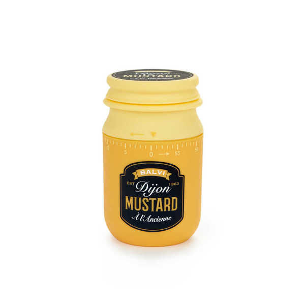 alvi - Mustard Balvi Minutero Mustard Color amarillo Diseño retro de bote de salsa mostaza Plástico