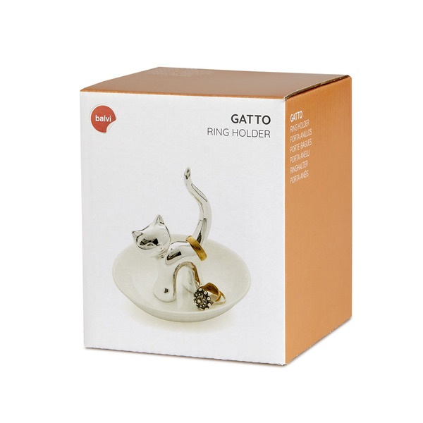Balvi - Gatto porta anillos de cerámica