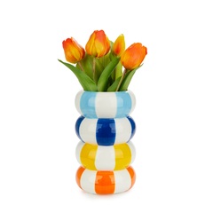 alvi - Floats Balvi Vase Floats Couleur multicolore En forme de bouées empilées Céramique 20x12x12 c