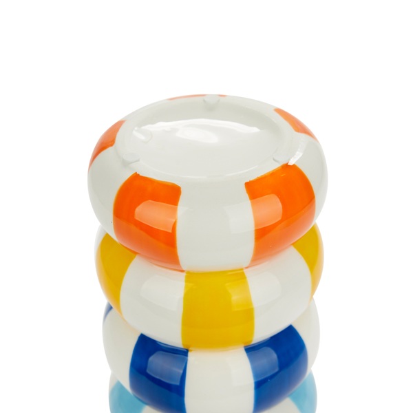 alvi - Floats Balvi Vaso Floats Colore multicolore A forma di salvagenti impilati Ceramica 20x12x12