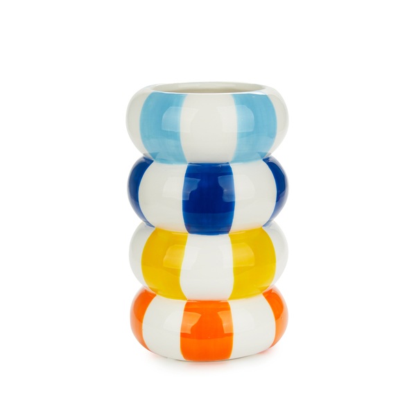 alvi - Floats Balvi Vaso Floats Colore multicolore A forma di salvagenti impilati Ceramica 20x12x12