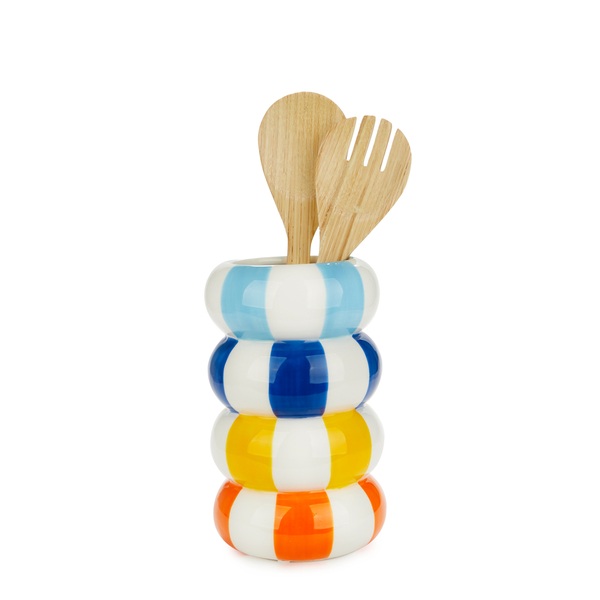alvi - Floats Balvi Vaso Floats Colore multicolore A forma di salvagenti impilati Ceramica 20x12x12