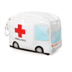 alvi Estuche medicamentos Ambulance Color blanco Neceser de medicamentos para poder incluir botiquin