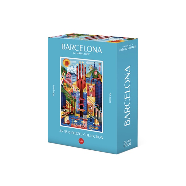 Balvi - Barcelona Balvi Puzzle Barcelona 1000 pièces d'art Carton
