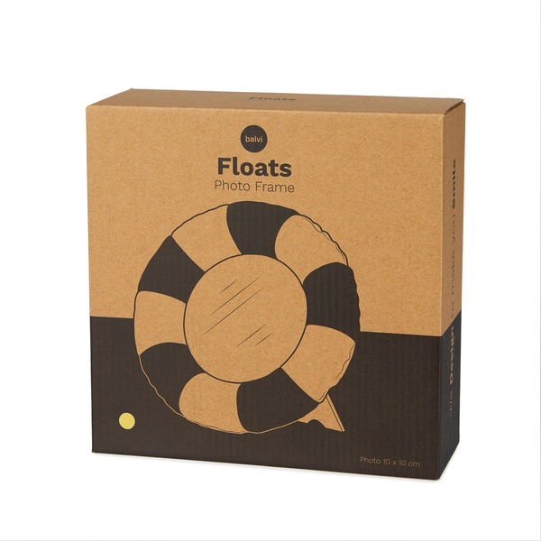 Balvi - Floats Balvi Marco Floats Color amarillo Marco redondo con diseño de flotador Resina