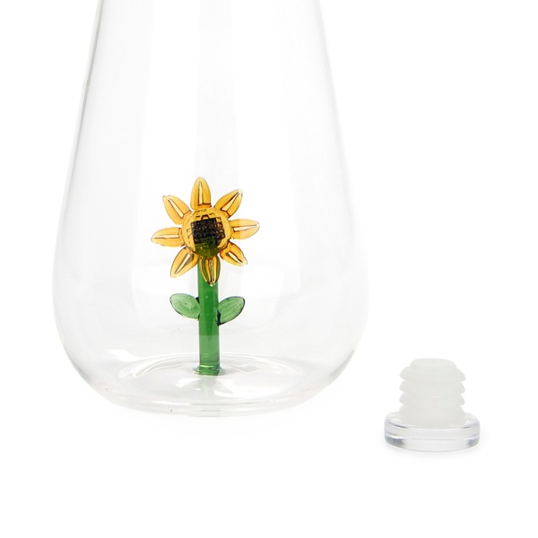 alvi - Botanical Sunflower Balvi Bouteille Botanical Sunflower Couleur jaune Fabriquée à la main en