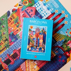 Balvi - Barcelona Balvi Puzzle Barcelona Kunst in 1000 Puzzleteilen Karton 