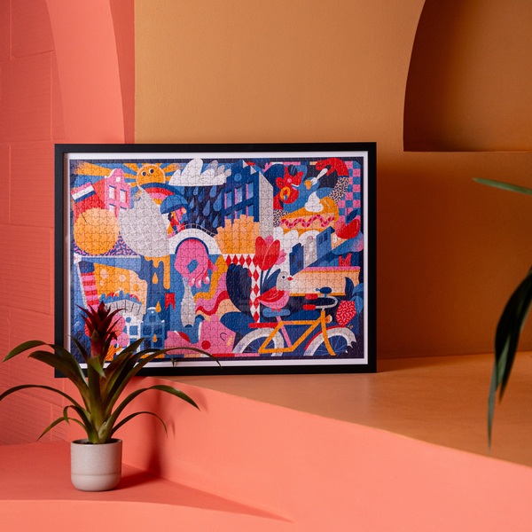 Balvi - Amsterdam Balvi Puzle Amsterdam Arte en 1000 piezas Cartón