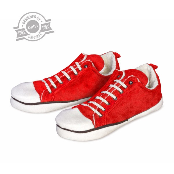 alvi Slippers Star High Red colour homespun shoes winter For men and women Warm and comfortable, non