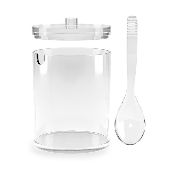 Zuccheriera In Acrilico Balvi - Capacità 250g - Con Cucchiaino - Design Moderno - Foto 10