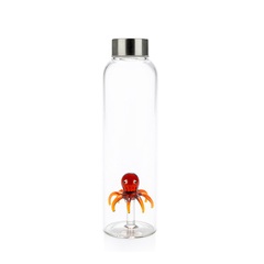 alvi Botella Octopus para agua 0,5 Lts Tapón antigoteo de acero inoxidable Ideal mesita de noche y o