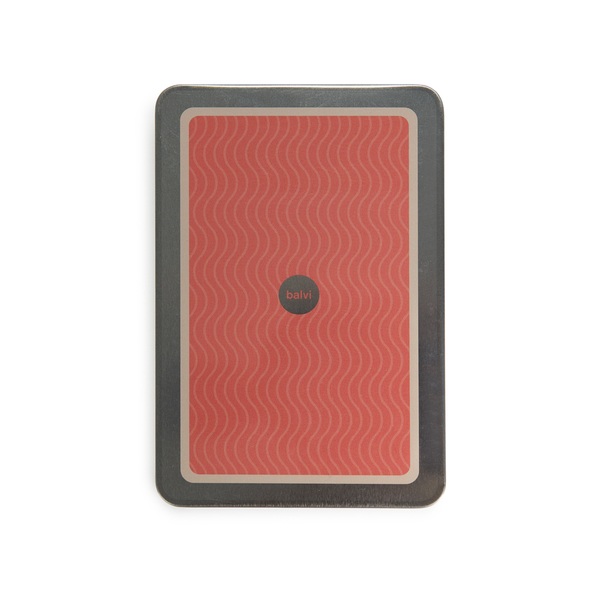 alvi Notebook Conserverie Saumon Red colour Unique notebook shaped like a vintage tuna tin Metal/pap