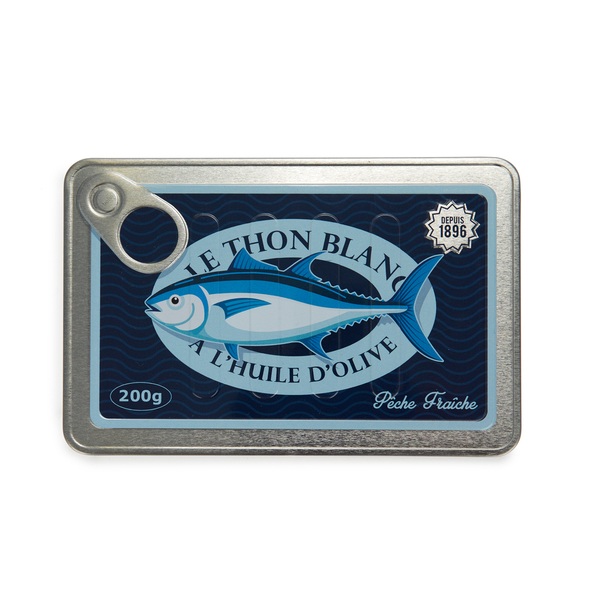 alvi Notebook Conserverie Thon Blue colour Unique notebook shaped like a vintage salmon tin Metal/pa