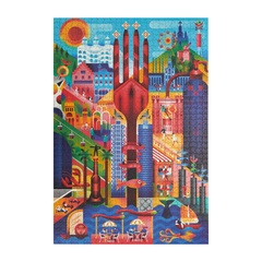 Balvi - Barcelona Balvi Puzle Barcelona Arte en 1000 piezas Cartón