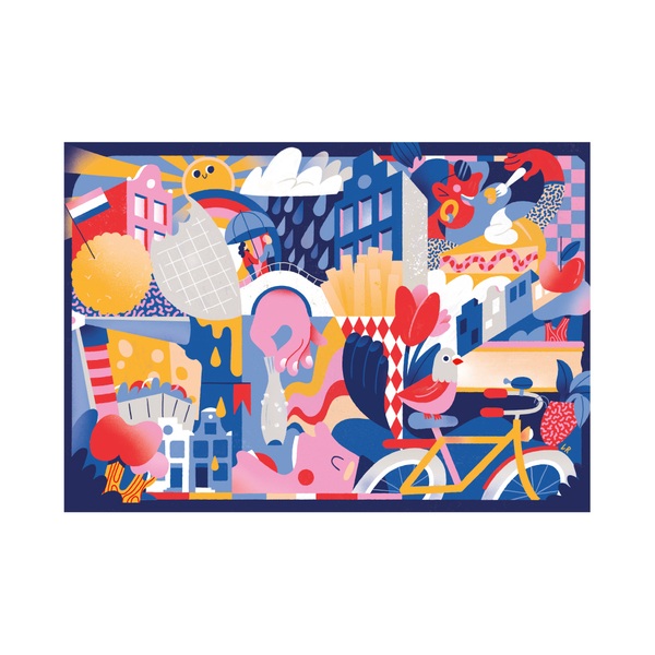Balvi - Amsterdam Balvi Puzle Amsterdam Arte en 1000 piezas Cartón