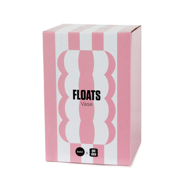 Balvi - Floats Balvi Florero Floats Color rosa Con forma de flotadores apilados Cerámica 20x12x12 cm