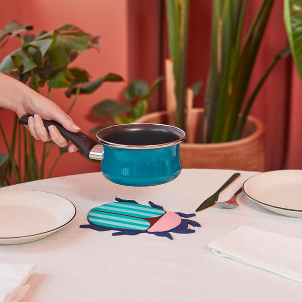 Balvi Trivet The Beetles Colorful and non-slip bug Plastic
