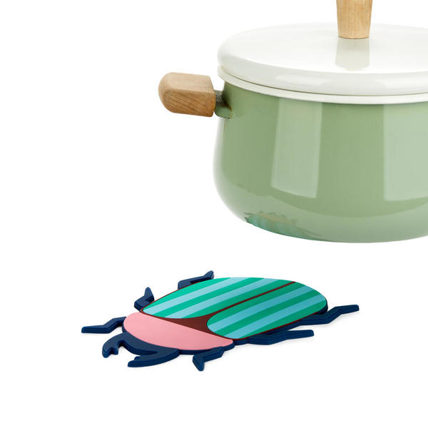 Balvi Trivet The Beetles Colorful and non-slip bug Plastic