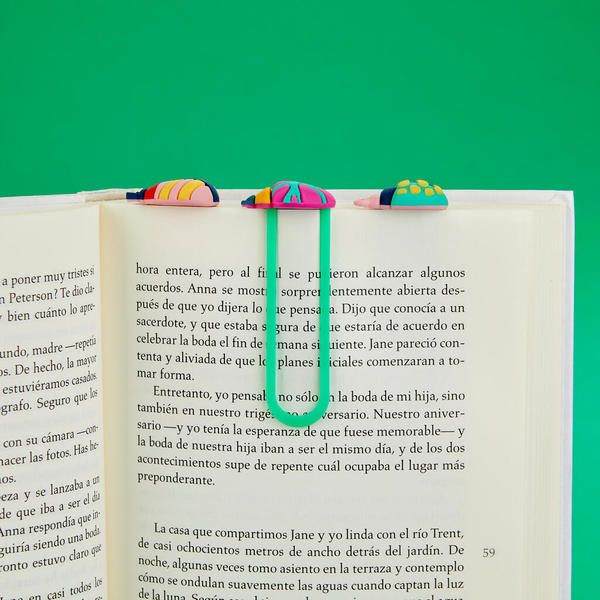 Balvi Marcapáginas The Beetles Set de 3 puntos de libro con forma de escarabajos Plástico
