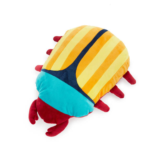 Balvi Cojín The Beetles Diseño original con forma de escarabajo colorido Poliéster