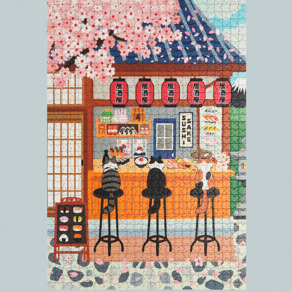 Balvi Puzle Sushi Cats Arte en 1000 piezas por la ilustradora Yuna Moona Cartón