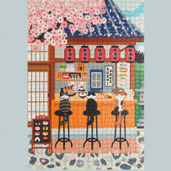 Balvi Puzzle Sushi Cats Arte in 1000 pezzi dell'illustratrice Yuna Moona Cartone