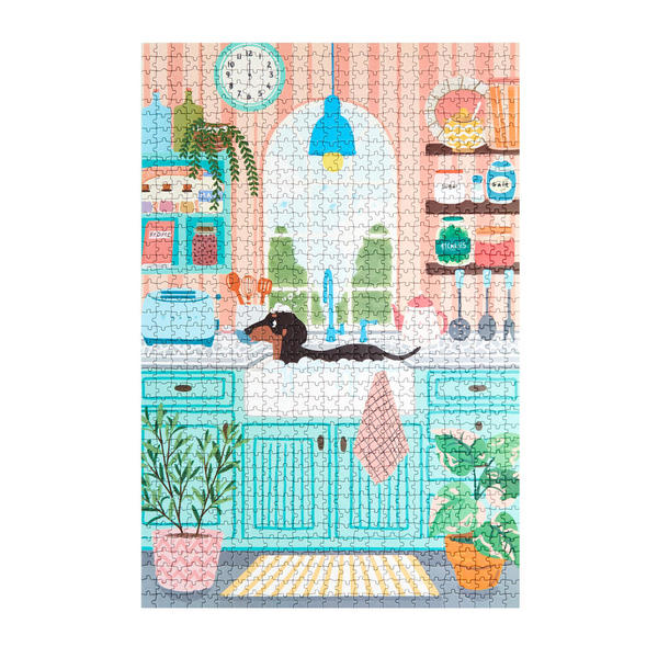 Balvi Puzzle Bubble Bath Kunst in 1000 Teilen von der Illustratorin Yuna Moona Karton