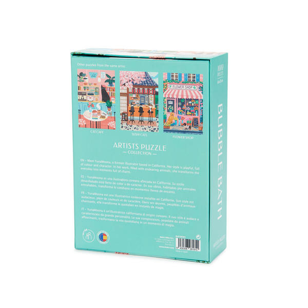 Balvi Puzzle Bubble Bath Kunst in 1000 Teilen von der Illustratorin Yuna Moona Karton