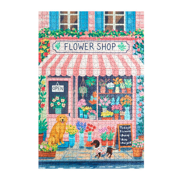 Balvi Puzle Flower Shop Arte en 1000 piezas por la ilustradora Yuna Moona Cartón