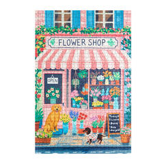 Balvi Puzzle Flower Shop Arte in 1000 pezzi dell'illustratrice Yuna Moona Cartone