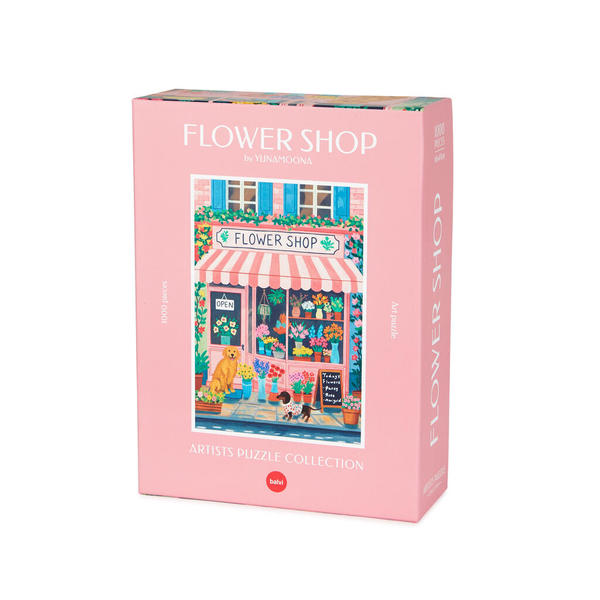 Balvi Puzle Flower Shop Arte en 1000 piezas por la ilustradora Yuna Moona Cartón