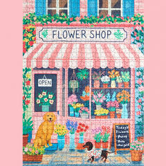 Balvi Puzzle Flower Shop Arte in 1000 pezzi dell'illustratrice Yuna Moona Cartone
